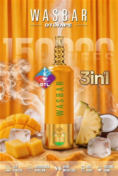 EU Warehouse Wasbar 150K Puffs Einweg-DTL-Vape